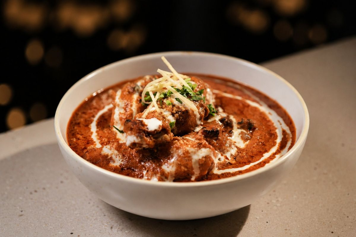 Butter Chicken — plated at Levitate