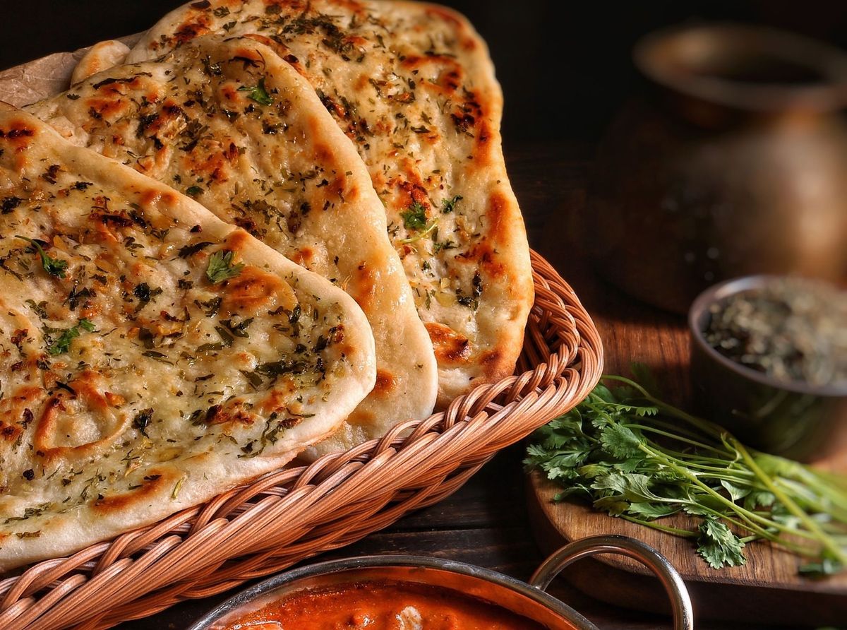 Butter Naan — plated at Levitate