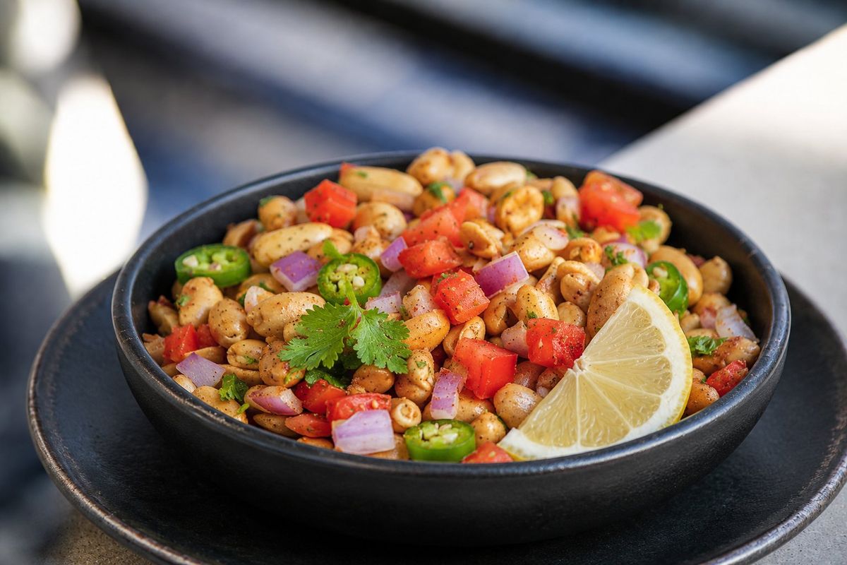 Masala Peanut — plated at Levitate