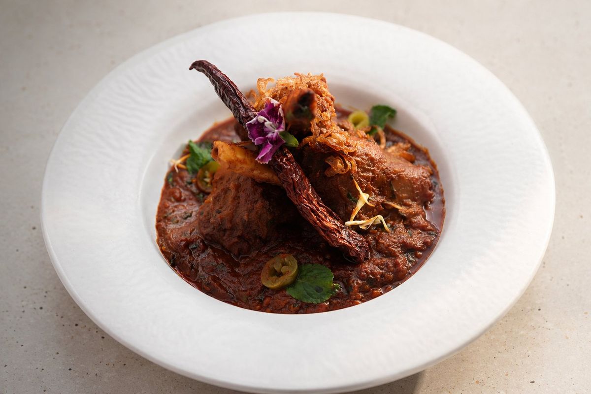 Rajasthani Lal Maans — plated at Levitate